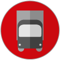 Ilustración camioncito de carga de frente.